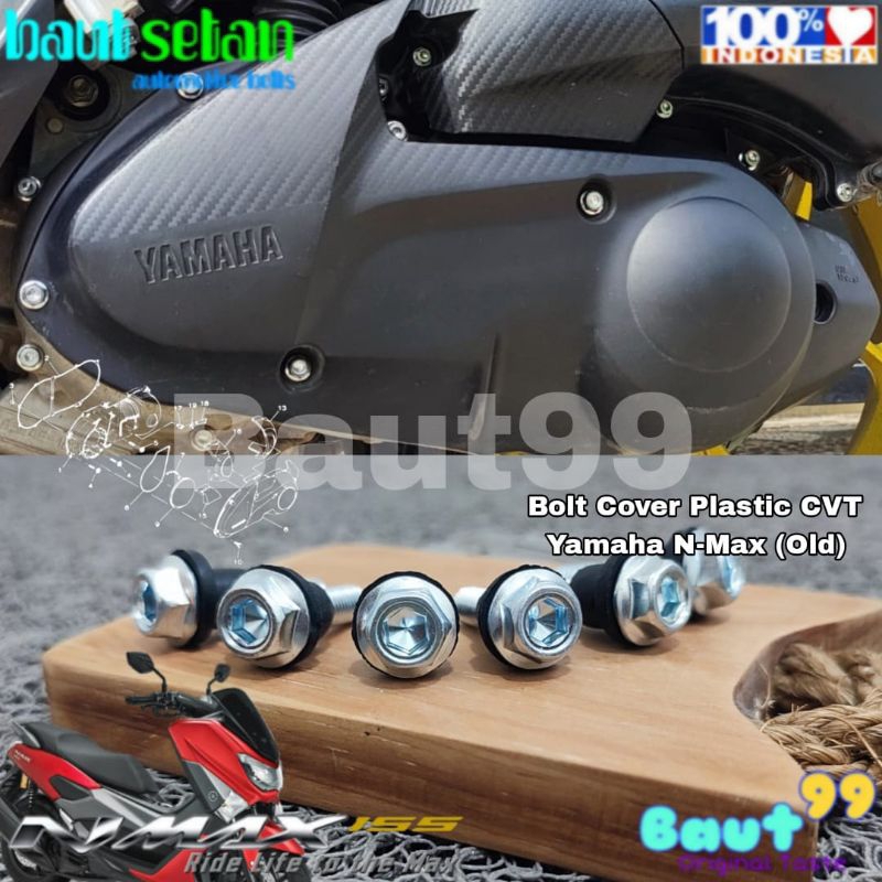 Baut set Cover CVT Nmax (Old) Silver