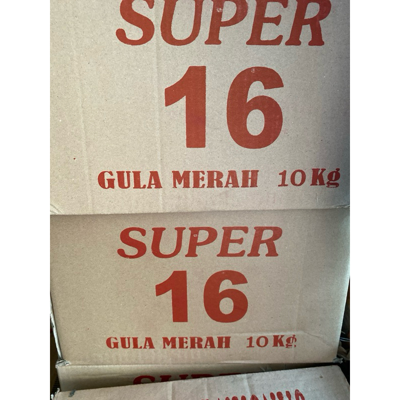 

Gula merah super 16 10kg