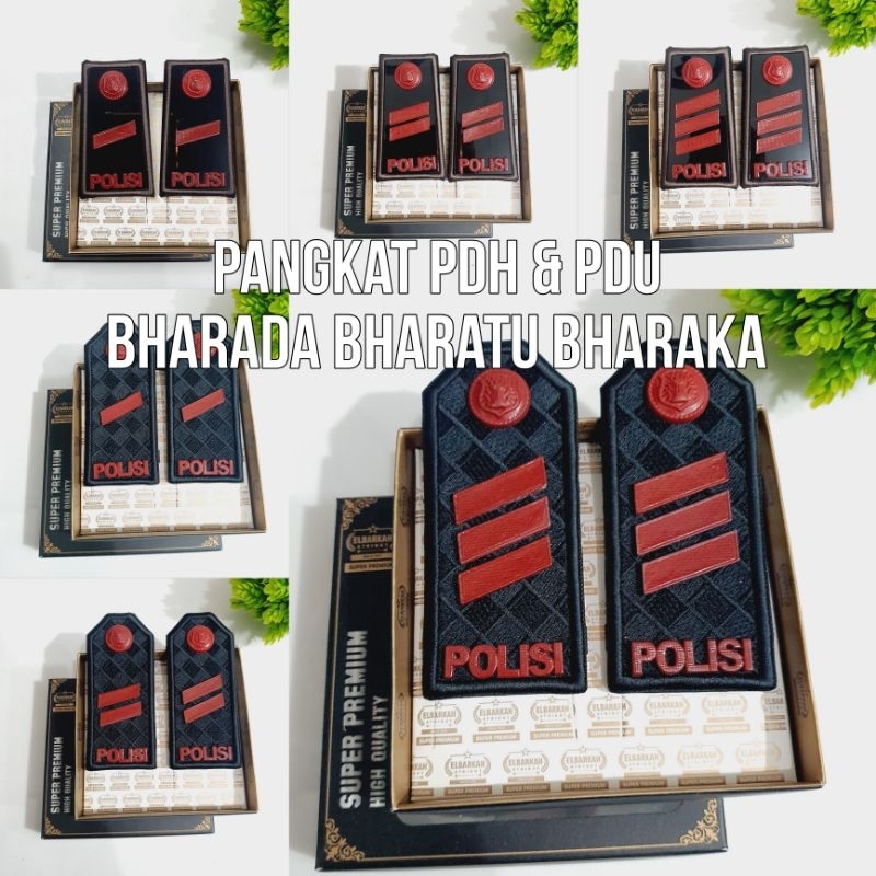 PANGKAT PDH PDU BHARADA BHARATU BHARAKA POLRI SUPER PREMIUM HIGH QUALITY