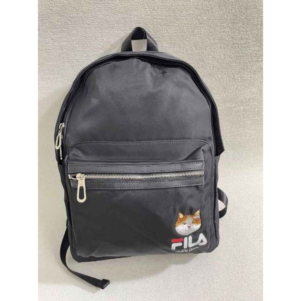 Tas Backpack Hitam Unisex Branded FL Ransel Sekolah Gato - Factory Outlet