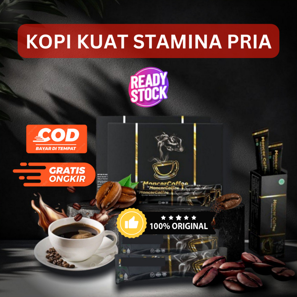 

CoffeeMocceerr Original Kopi Stamina Pria Kuat Tahan Lama di Ranjang Tanpa Efek Samping Halal BPOM