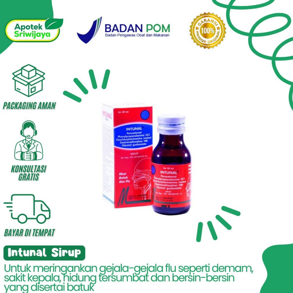Intunal Sirup Obat Batuk dan Flu