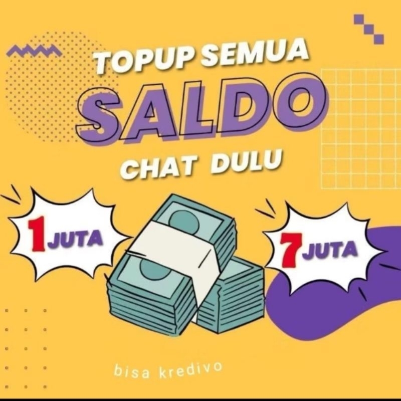 

news isi atau top up saldo all size bisa