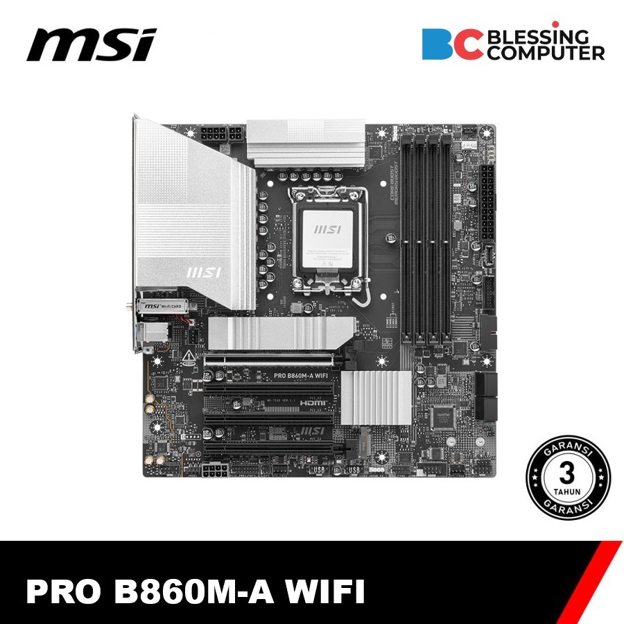 MSI PRO B860M-A WIFI Motherboard Intel B860 DDR5 mATX