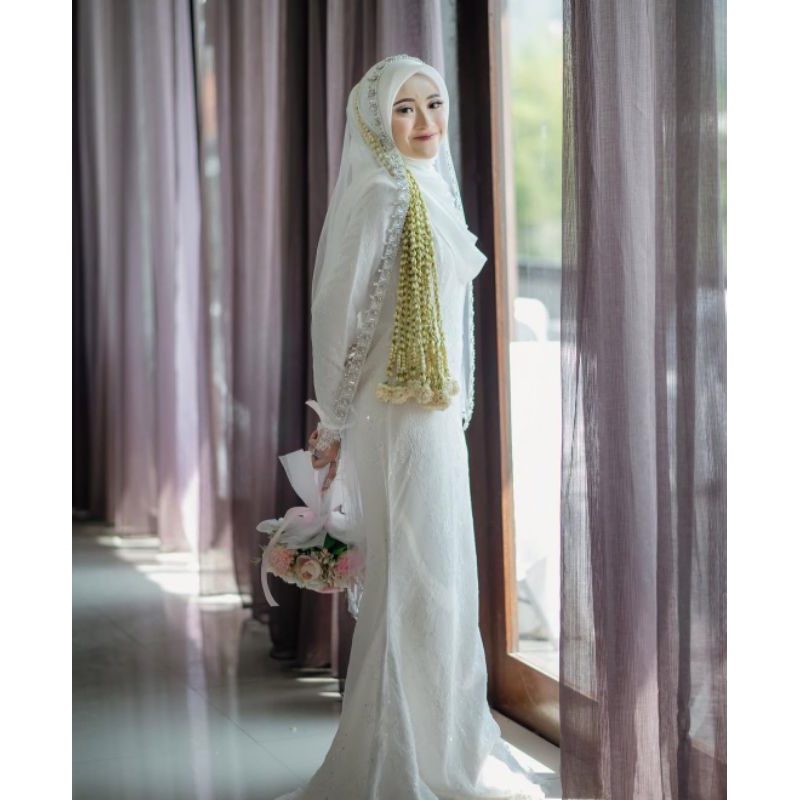 sepasang baju akad sepasang baju akad melayu baju Melayu baju Malaysia baju akad putih sepasang baju