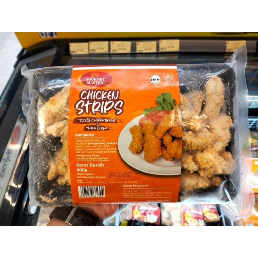 

GOURMET MASTER CHICKEN STRIP 400 GR