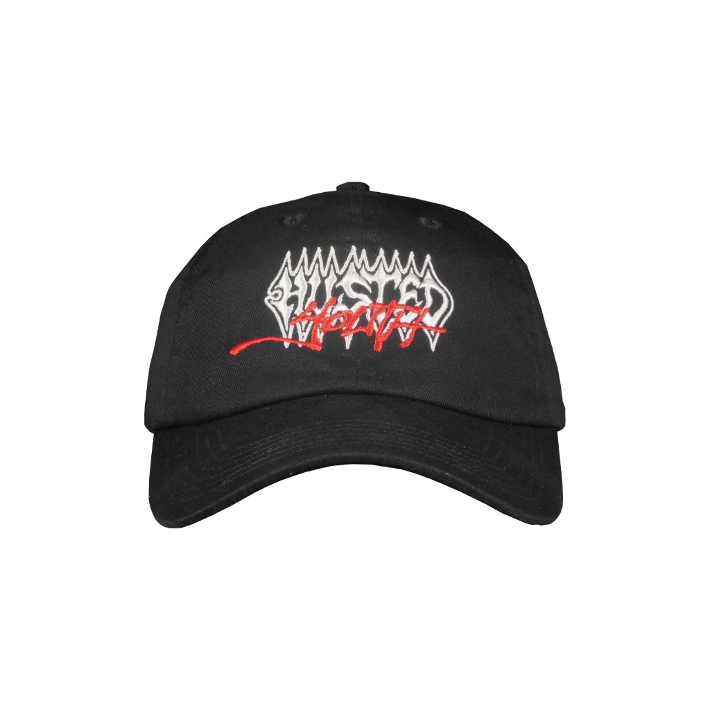 HUSTED TOPI POLO GRAFTU BLACK DAD CAPS