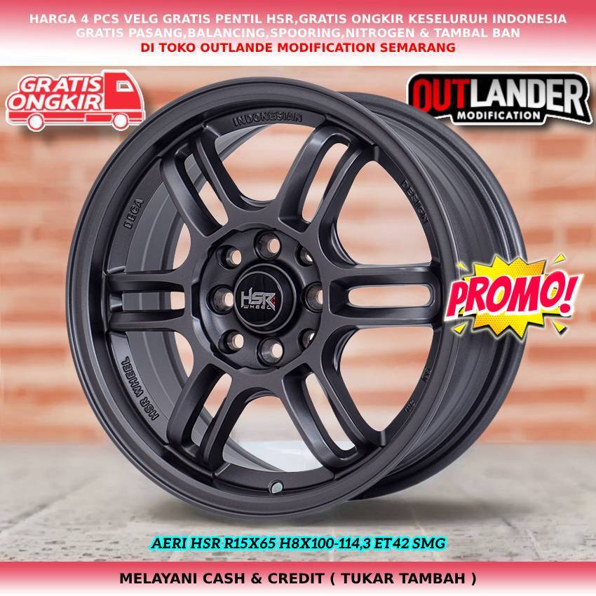 velg racing ring 15 avanza,xenia,livina,Kijang LGX,Evalia,Panther,Carens,Pride,Visto hsr aeri ring15