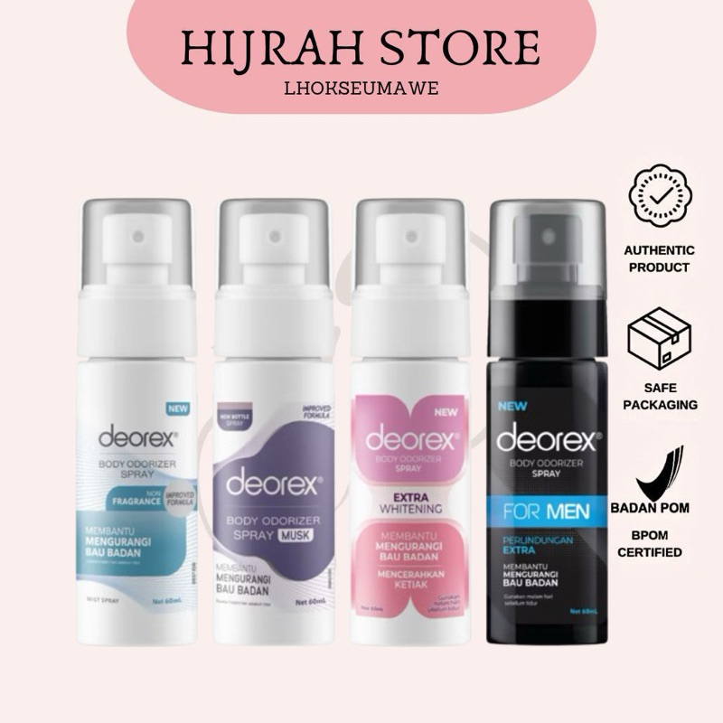 🩷HIJRAH STORE🩷 DEOREX BODY ODORIZER SPRAY