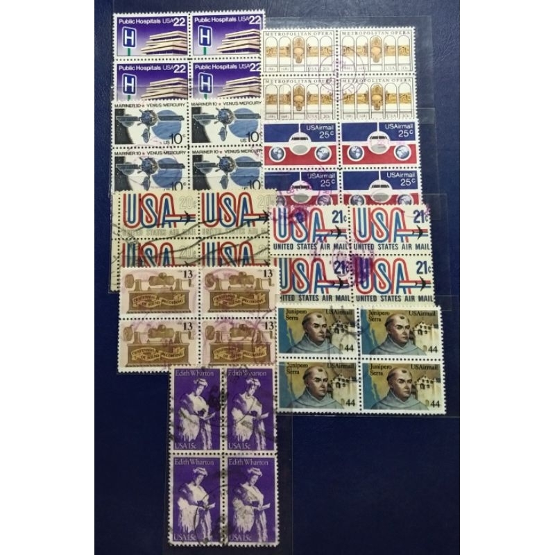 

Prangko Lawas LN USA Borongan 9 Lembar B4 (36 Keping)