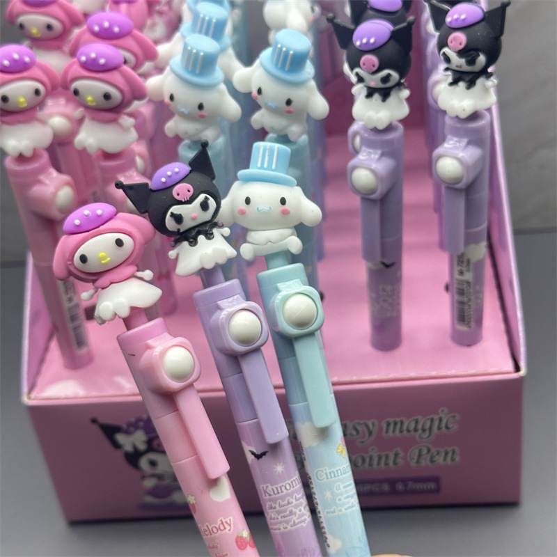 

PULPEN ROLLING BALL SANRIO PEN GEL SANRIO TOPI PEN GEL PUTAR SANRIO KUROMI MELODY CINNAMOROL HELIOSS.CO
