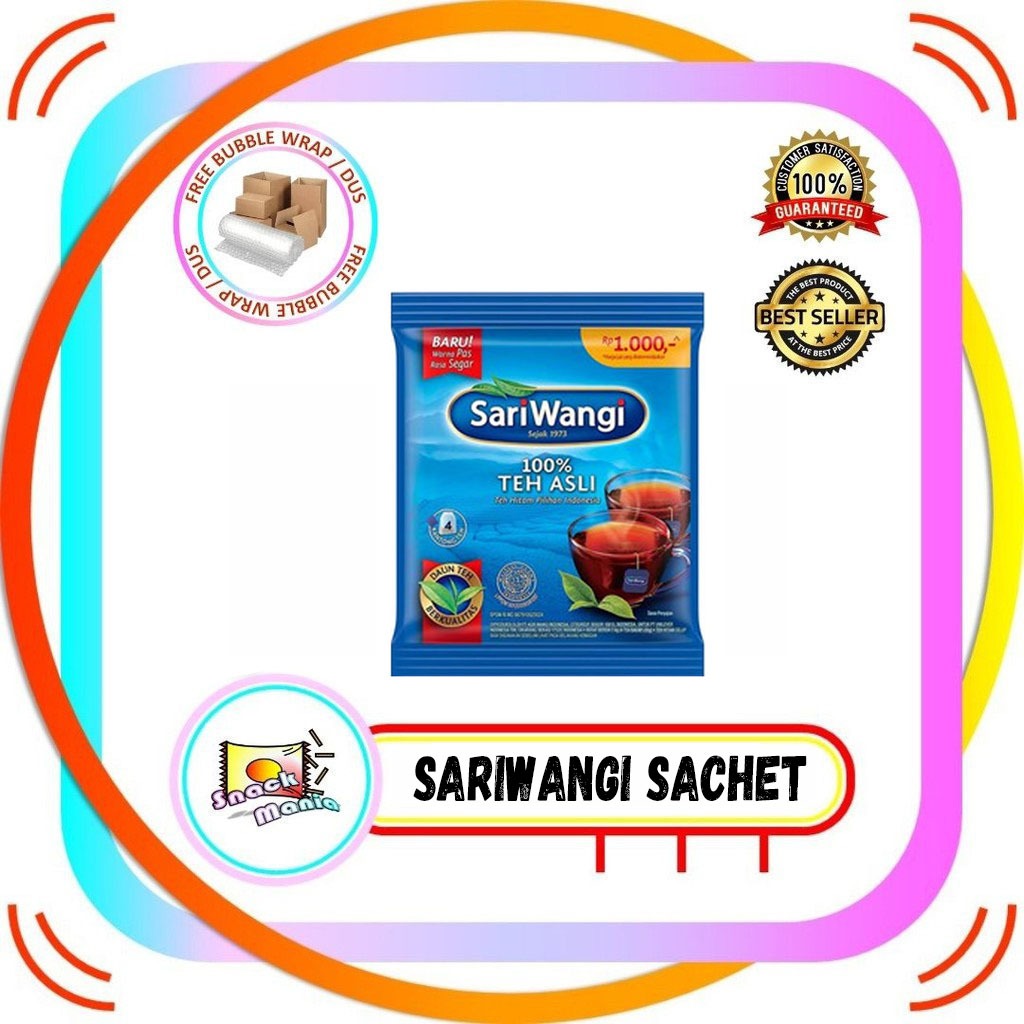 

SariWangi Teh Celup Hitam Asli 6 Sachet Isi 4 kantong tea bag