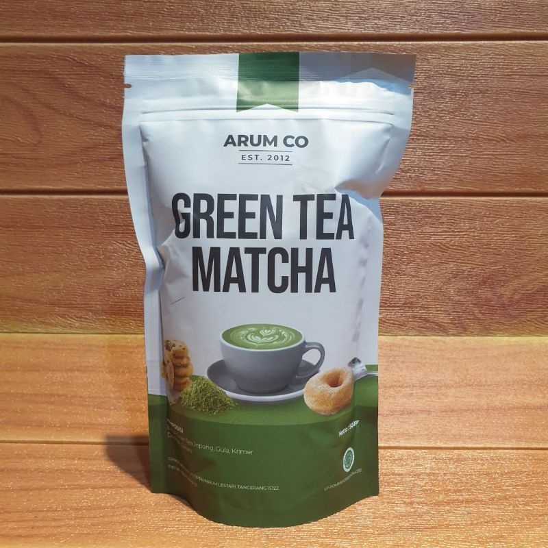 ArumCo 500gr Minuman bubuk Instant Coffee Hazelnut Thai Tea Taro Chocolate Cappucino Greentea Matcha