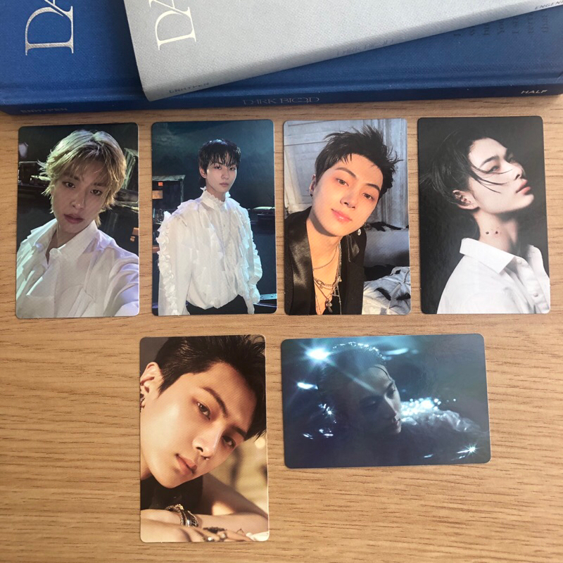 Photocard Jake Jungwoon Jay Niki Enhypen Dark blood Half ver Engene ver POB Weverse Global