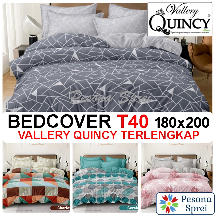 BEDCOVER VALLERY 180x200 TINGGI 40 CM / BEDCOVER VALLERY KING TINGGI 40