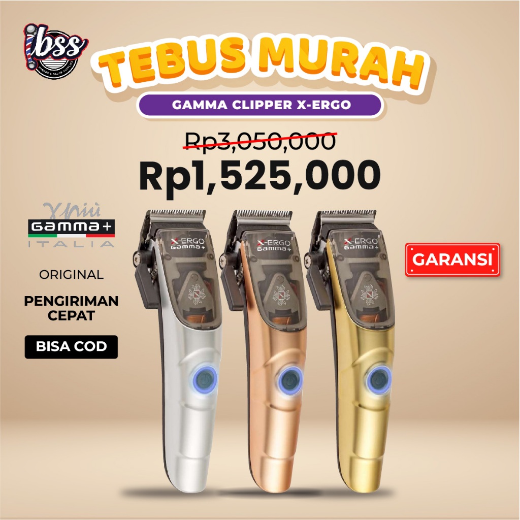 TEBUS MURAH GAMMA CLIPPER X ERGO / GAMMA TRIMMER ABSOLUTE HITTER / GAMMA TRIMMER POWER CRUISE/ GAMMA