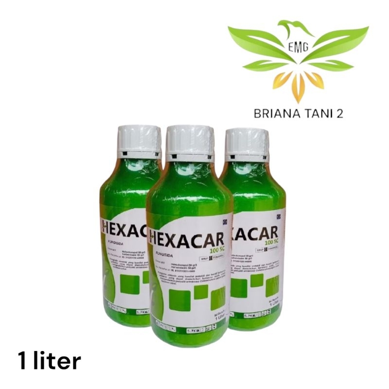 Hexacar 100SC 1Liter Fungisida Sistemik Heksakonazol 50 g/l Karbendazim 50 g/l Pembasmi Jamur Pada T