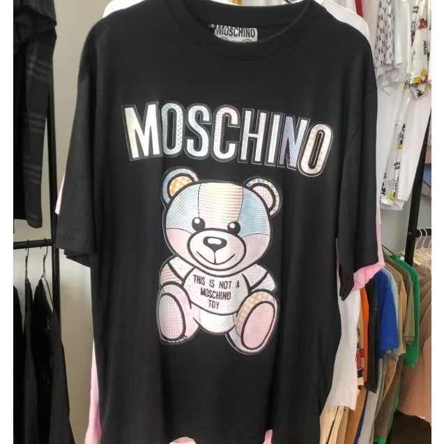 T-SHIRT BEAR KAOS OVERSIZE UNISEX KAOS MOSCHINO