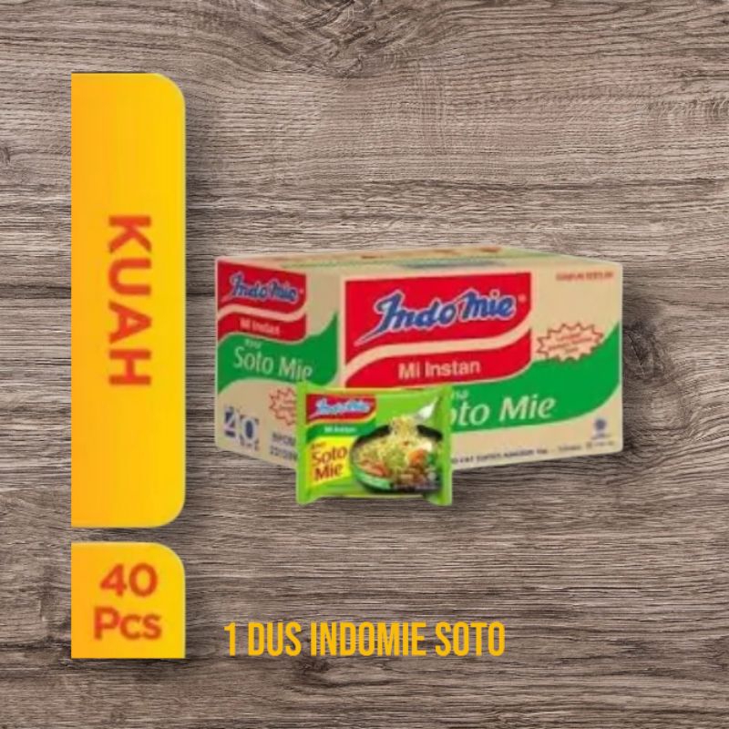 

INDOMIE SOTO 1 DUS ISI 40 PCS / KARTON