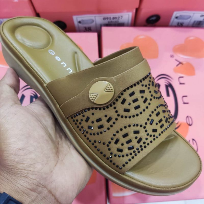 GENNY SHOES ORIGINAL❗Sandal Wedges Wanita