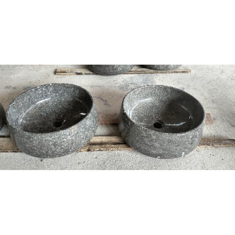 wastafel batu alam marmer pedicure