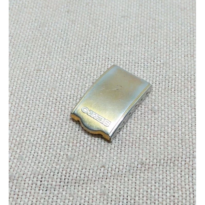 Seiko clasp buckle gold stainless bracelet pengunci tali rantai jam tangan antik seiko ori part arlo