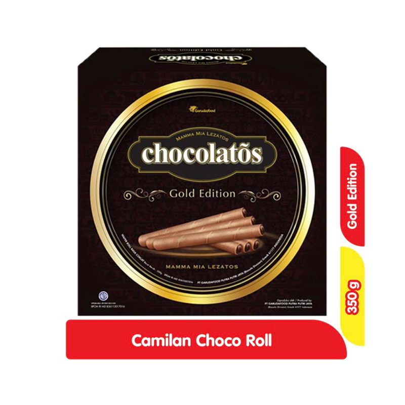 

Chocolatós Gold Edition Camilan Choco Roll 350g