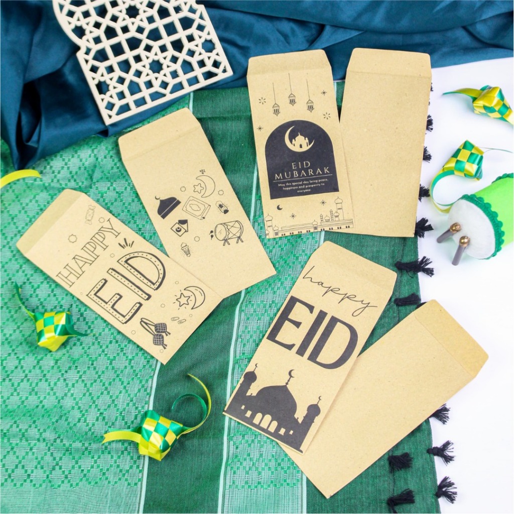 

Isi 10 Pcs Amplop Lebaran Vintage Coklat New Design harga ekonomis