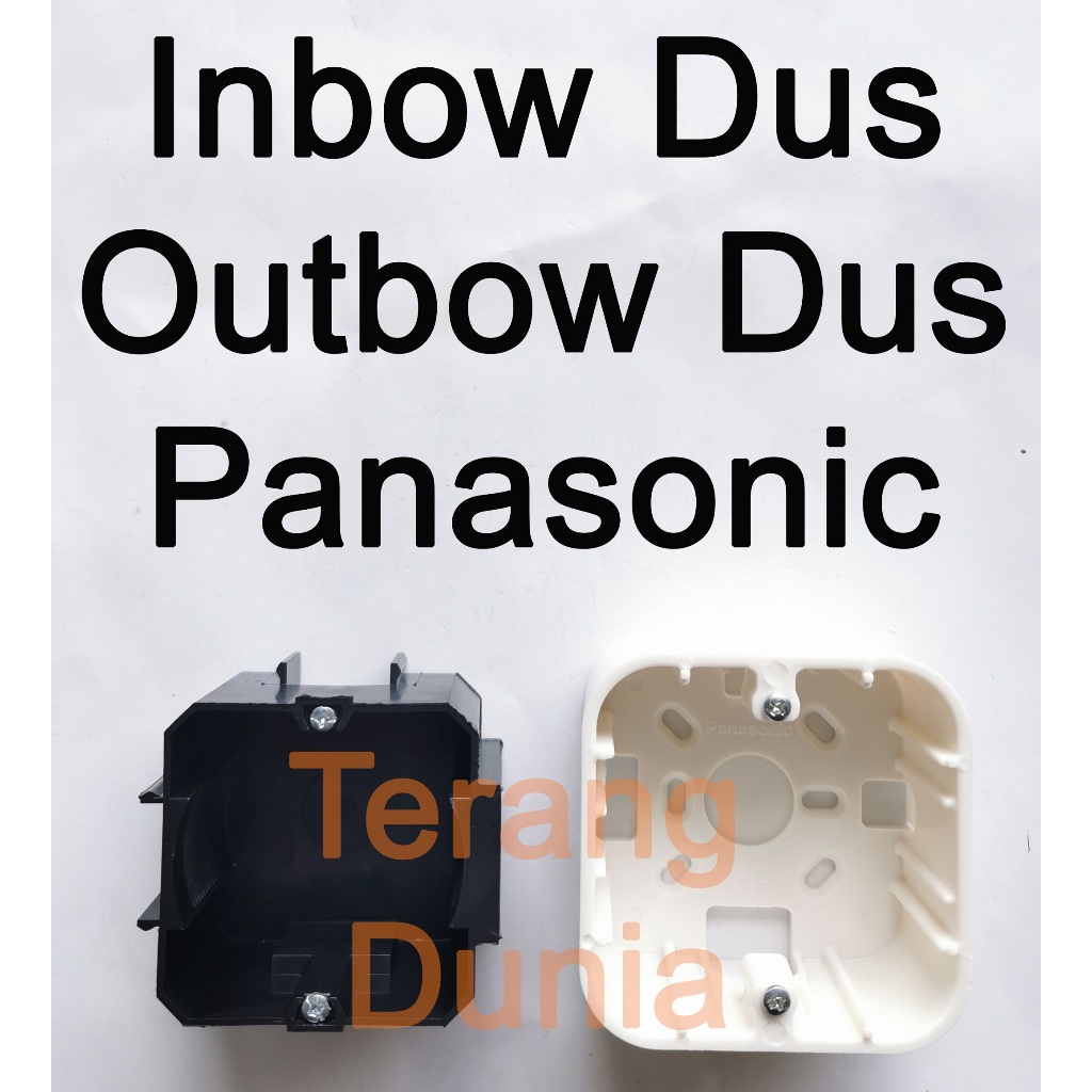 Inbow Dus Panasonic Outbow Dus Panasonic Mangkok Saklar Panasonic Inbaw Dus Inbodus Panasonic Outbow