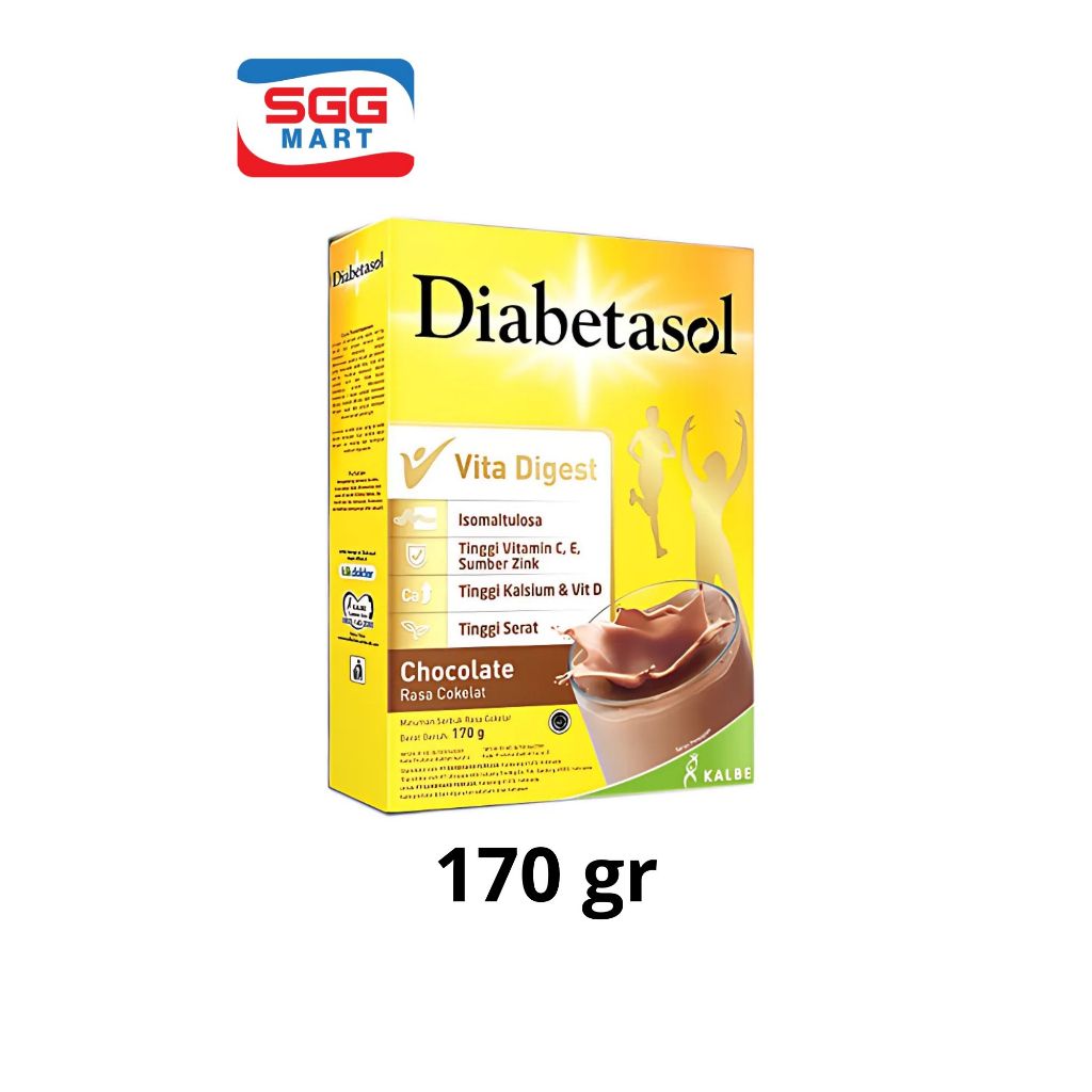 

Susu Diabetasol Cokelat 170gr