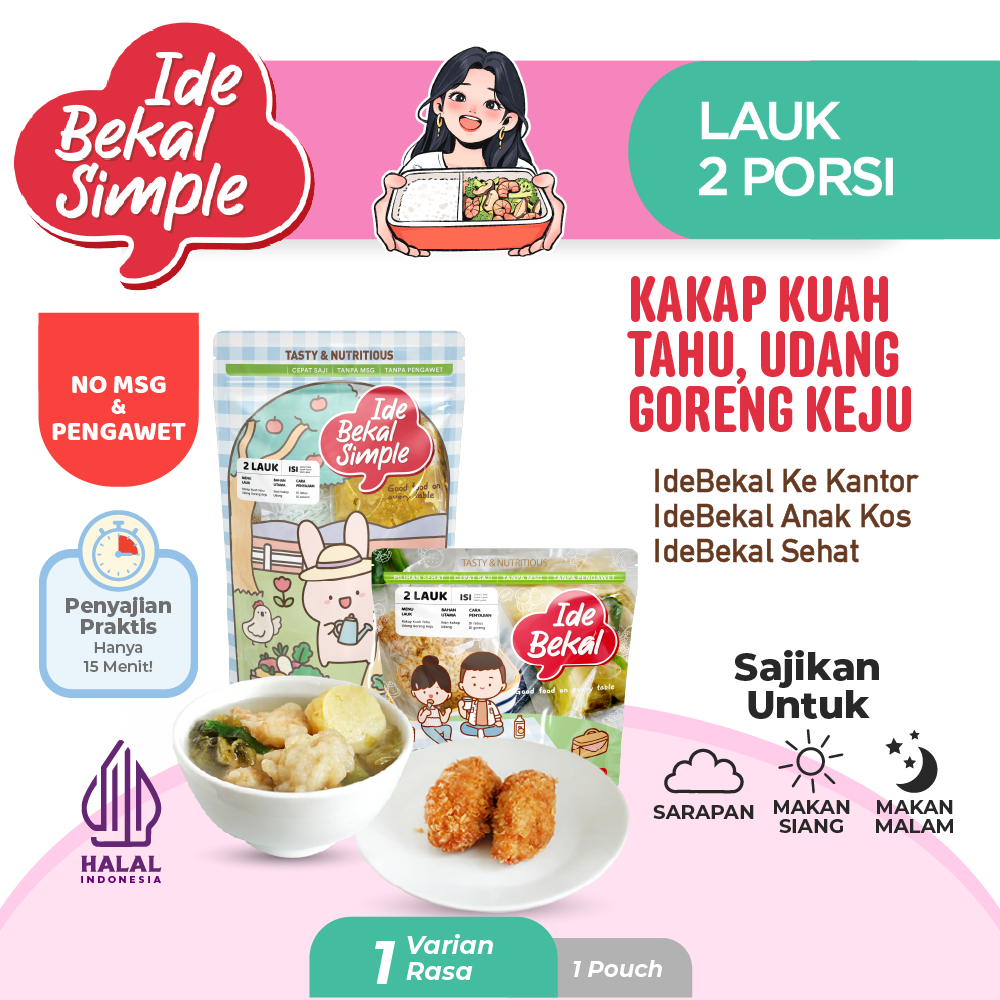 

Idebekal Simple Kakap Kuah Tahu Menu Family 2 Lauk