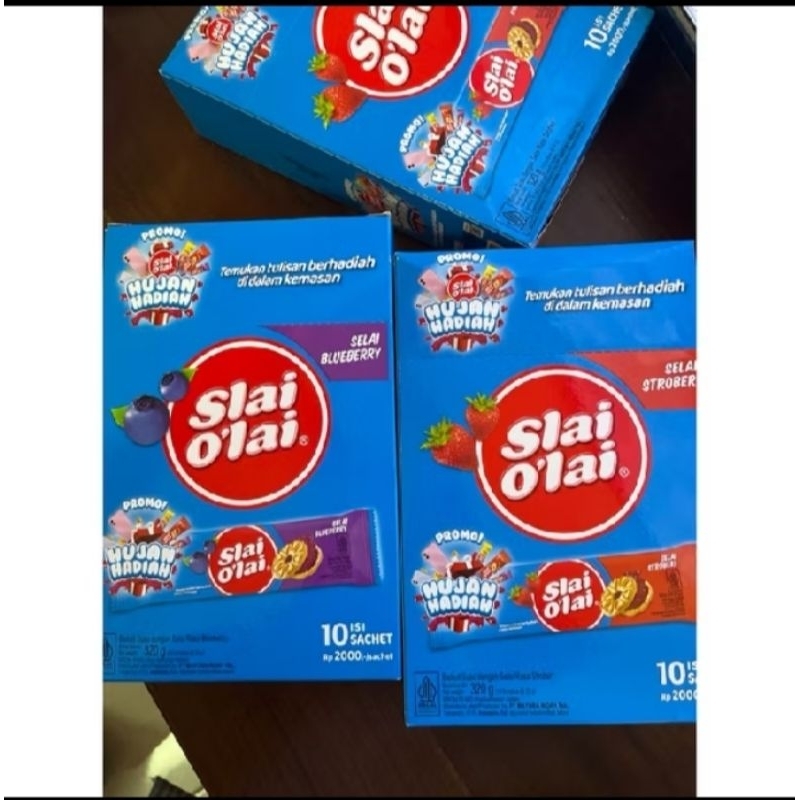 

Slai olai 2000 strawberry/blueberry 1 box isi 10 sachet