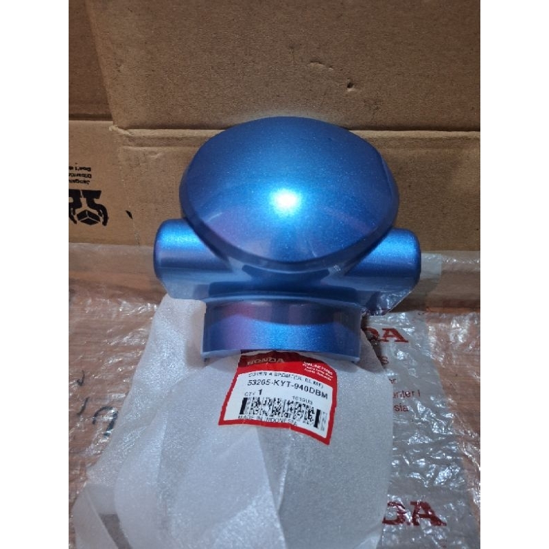 batok depan scoopy skupi karbu biru DBM original ahm honda 53205-KYT-940dbm