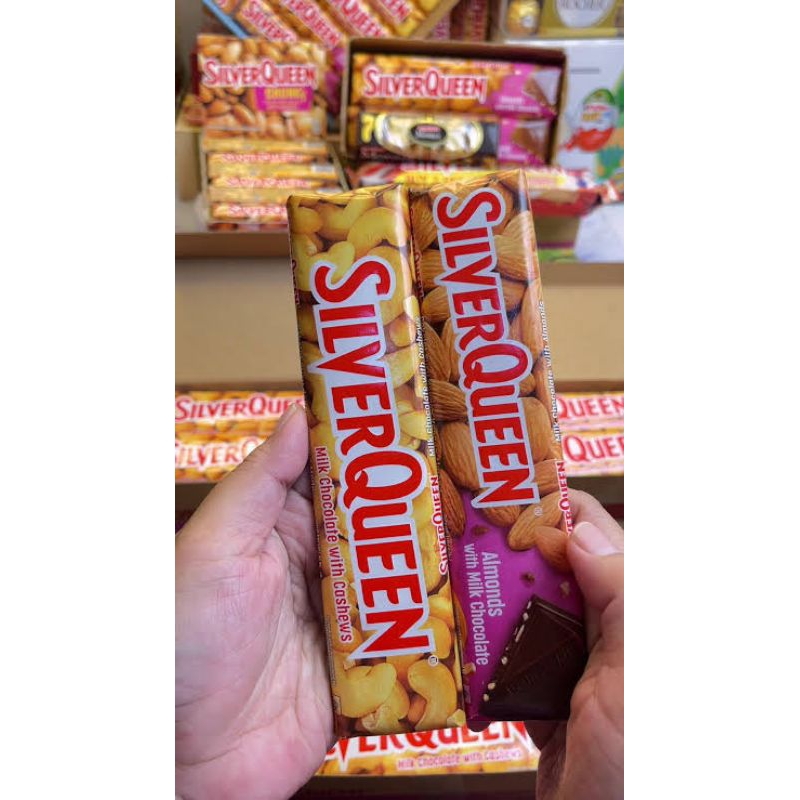 COKELAT SILVERQUEEN 55GRAM ALMOND