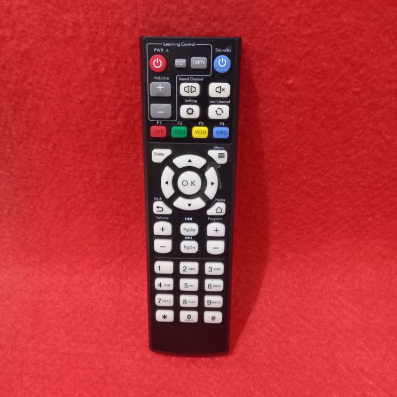 Remote STB Receiver TV Indihome . Remote Control .