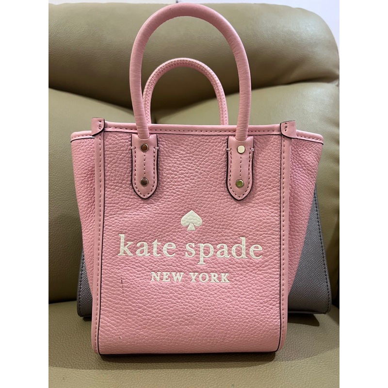 kate spade mini Ella pink crossbody tote bag (preloved)