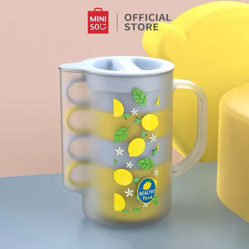Miniso Fruity Teko Set Kettle Set / Teko dengan gelas set teko dan cangkir