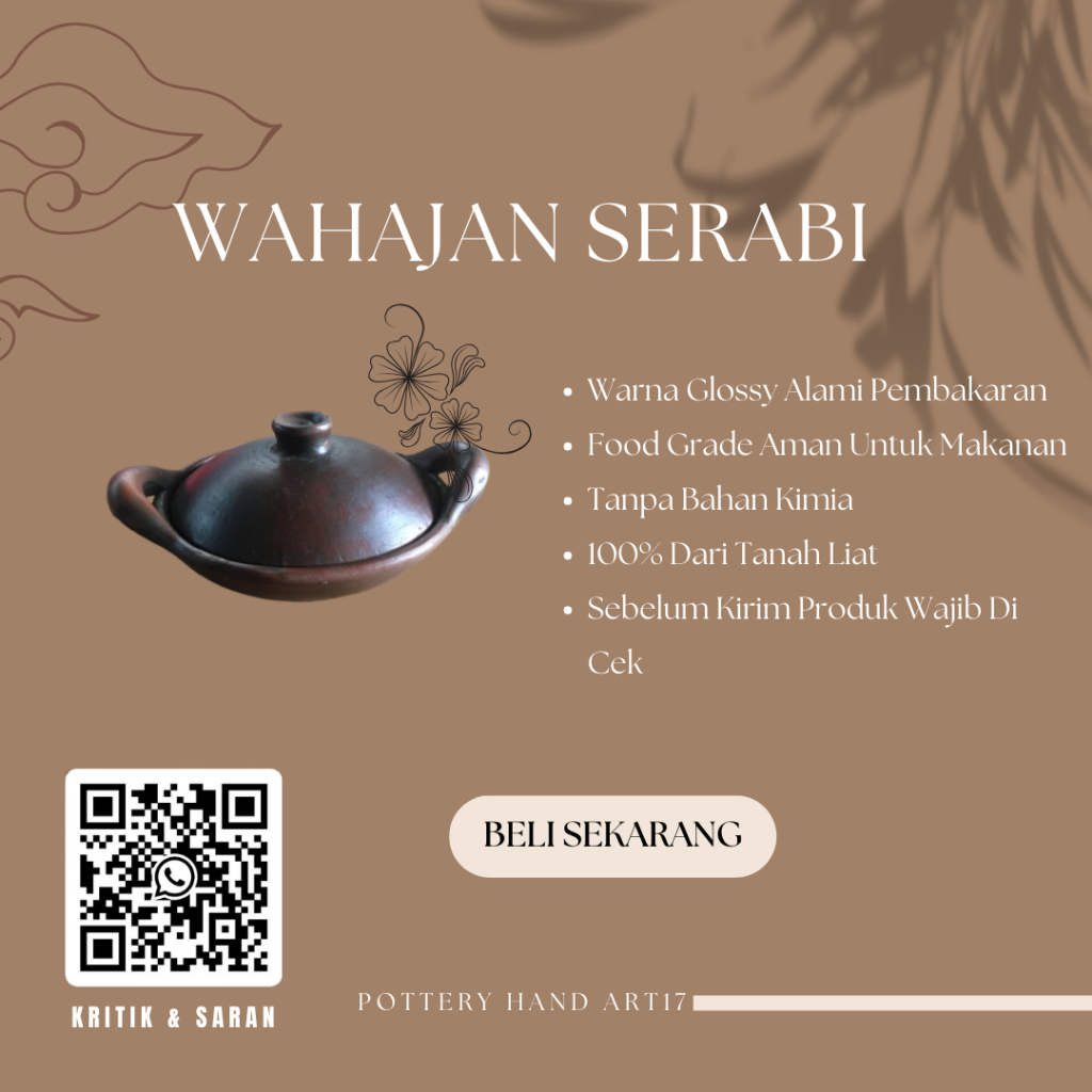 Gerabah Tanah Liat Wajan Serabi