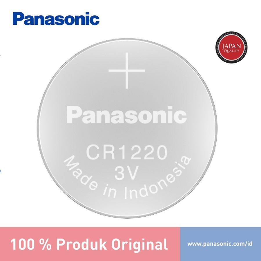 Panasonic Baterai Lithium Koin CR1220 Battery Lithium Coin CR1220
