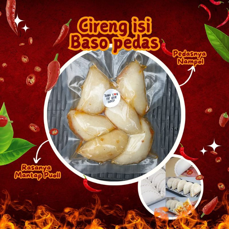 

Cireng Isi Baso Pedas
