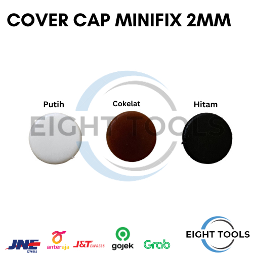 Tutup minifix / cover cap minifix 2 mm / Tutup Minifix Plastik / Tutup Minifix Warna / Tutup Baut