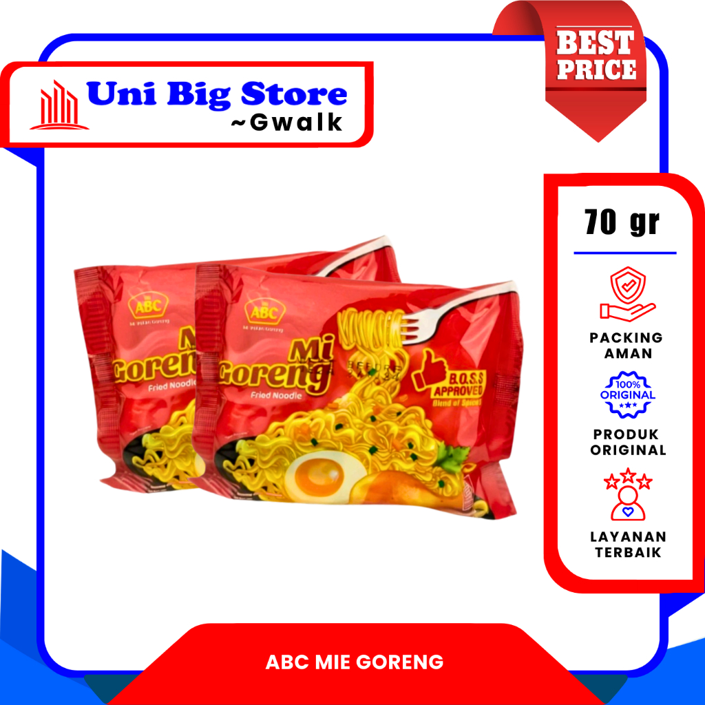 

MI ABC MIE INSTAN GORENG - 70 gr