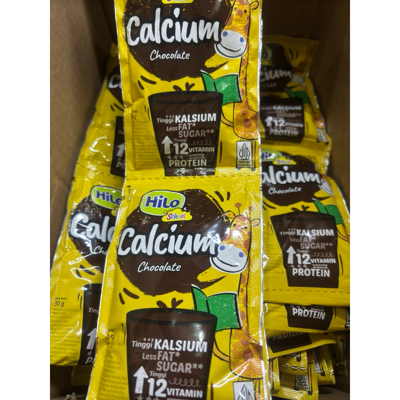 

Hilo School Susu Bubuk Hi Calsium Chocolate isi 10/renceng