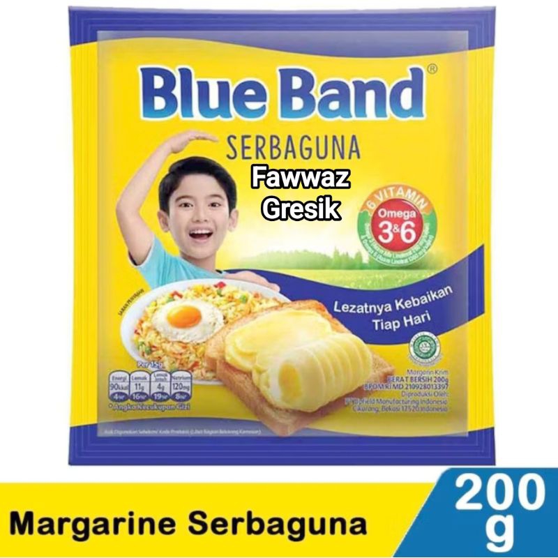 

Blue Band Margarin Serbaguna 200gr / BlueBand Margarine Serbaguna 200 gr Sachet 200 gram