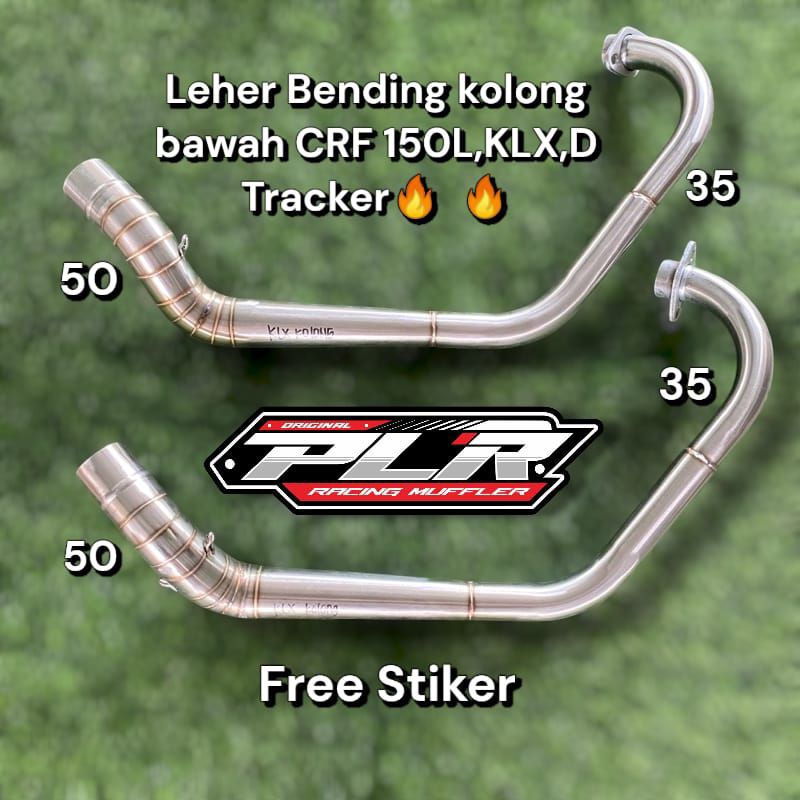 Leher knalpot leher bending crf 150,klx,d tracker inlet 50