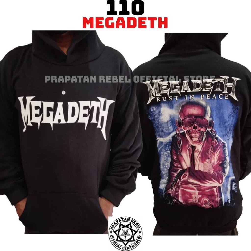 Sweater Hoodie MEGADETH Pullover Musik Rock Punk Metal PRAPATAN REBEL (219)