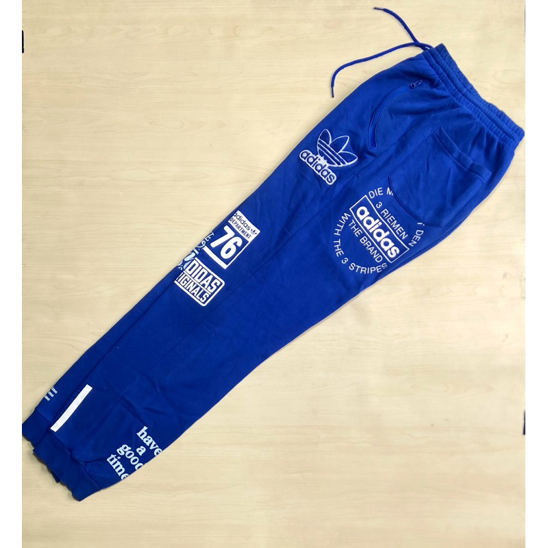 jogger pants Adidas x HAGT Blue logo