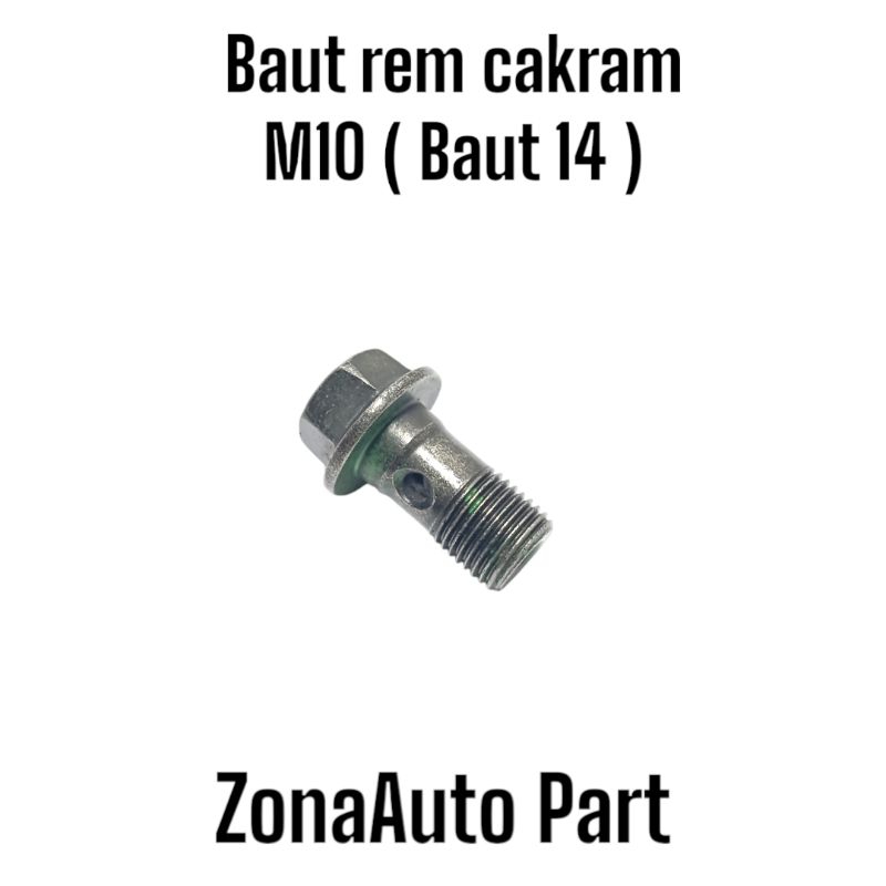 Baut selang rem Cakram M10 ( Baut 14) baut selang dic cakram universal