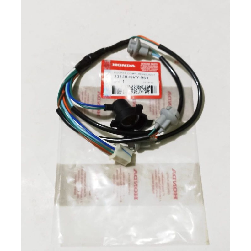 PITING LAMPU DEPAN BEAT KARBU FITING LAMPU DEPAN SOCKET BEAT KARBU 110 KVY