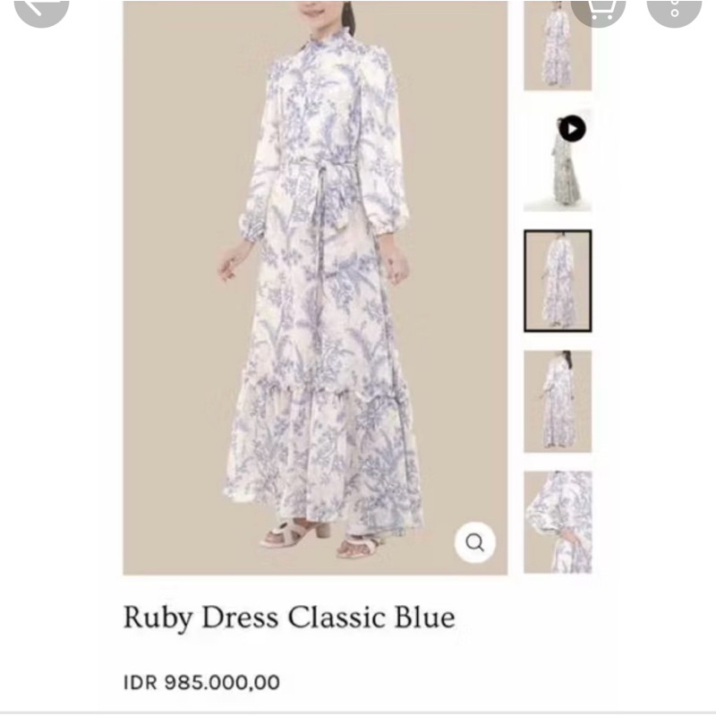 Ruby Dress wearing Klamby